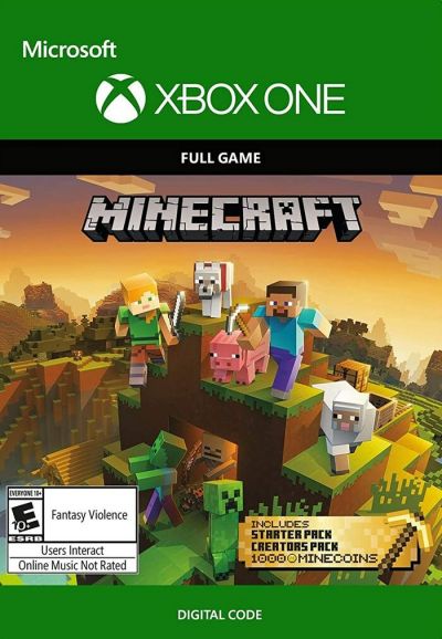 GameHub קודים דיגיטליים למשחקים קודים למשחקי אקסבוקס קוד למשחק Minecraft Master Collection (Xbox One)