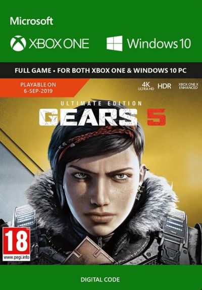 GameHub קודים דיגיטליים למשחקים קודים למשחקי אקסבוקס קוד למשחק Gears 5 Ultimate Edition (PC/Xbox One)